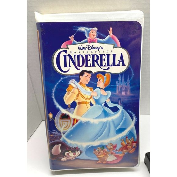 Cinderella VHS Walt Disney Masterpieces Collection 1995 Clamshell Case - Picture 2 of 6